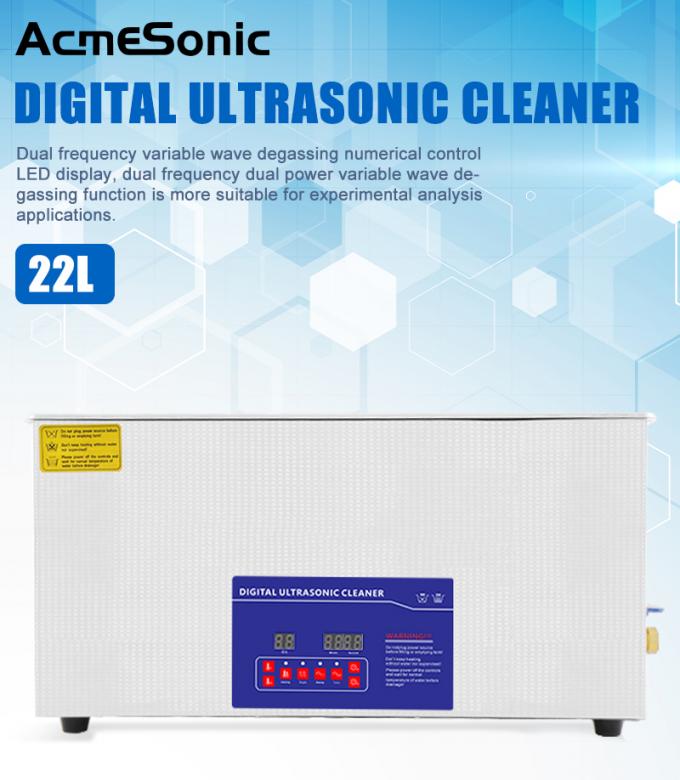 40K Dual Frequency Ultrasonic Cleaner Máquina de Limpeza Ultrassônica 480w 0