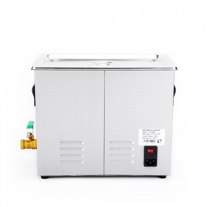 Potente máquina de lavar peças ultra-sônicas temporizador digital aquecido capacidade de tanque 10L 4