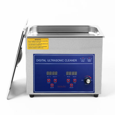Limpador Ultrassônico Industrial Ajustável 3L Modelo 120w Potência Ultrassônica 40kHz Frequência 6L Capacidade