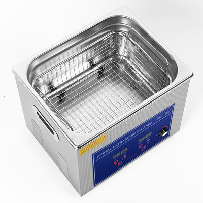 10L Capacidade Limpeza ultrasônica 240w Potência 300w Aquecimento 40kHz Frequência temporizador Limpeza industrial ajustável