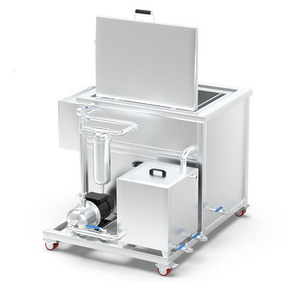 Limpeza industrial de ultra-som de aço inoxidável de precisão 3000W Potência de aquecimento 108L 28/40KHz 20-95°C