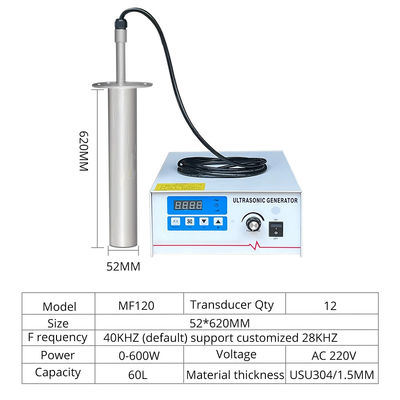 30 litros limpador de ultra-som imersivel 600W transdutor imersivel