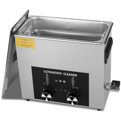 Limpeza profissional por ultra-som 6L 180W Limpeza comercial por ultra-som de jóias com temporizador codificado, aquecedor e cesto, multi-aplicação para jóias, óculos, correntes, relógios