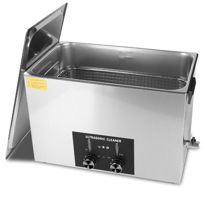Limpeza profissional por ultrassom 30L 600W Limpeza comercial por ultrassom de jóias com temporizador codificado, aquecedor e cesto, aplicação multifuncional para jóias, óculos, correntes, relógios