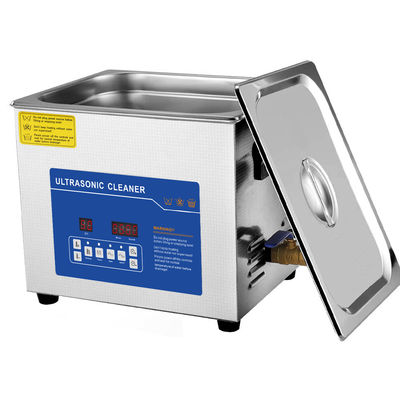Limpeza Industrial Ultrassônica de 15L 360W temporizador de aquecimento Controle Digital Aço inoxidável para motocicletas Peças De Ferramentas Cadeias