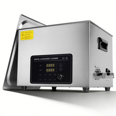 Digital Ultrasonic Cleaner with 360W Ultrasonic Power 15L Capacity and 7-Level Adjustment for Industrial and Jewelry Cleaning