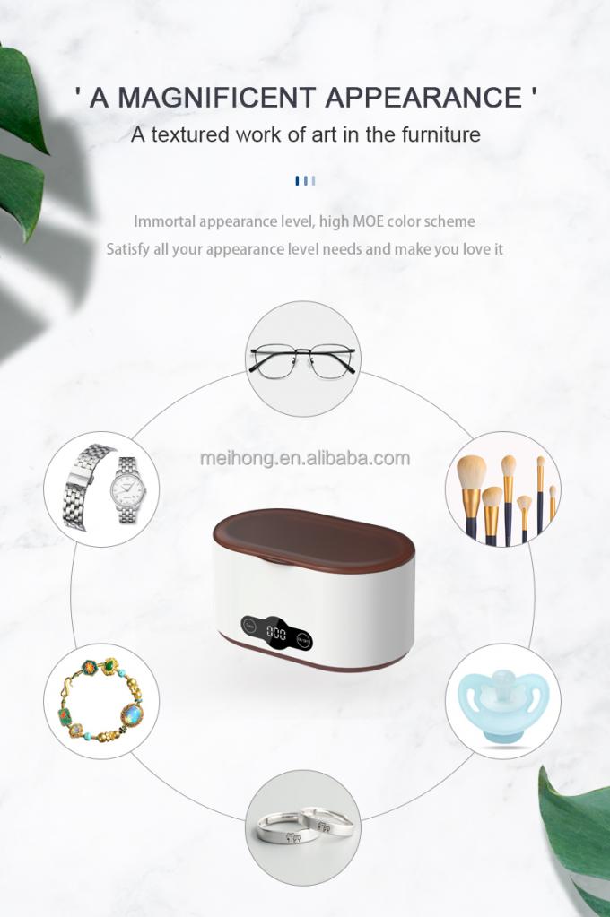 Novos produtos domésticos de limpeza por ultra-som para joalheria óculos limpeza de relógios 4